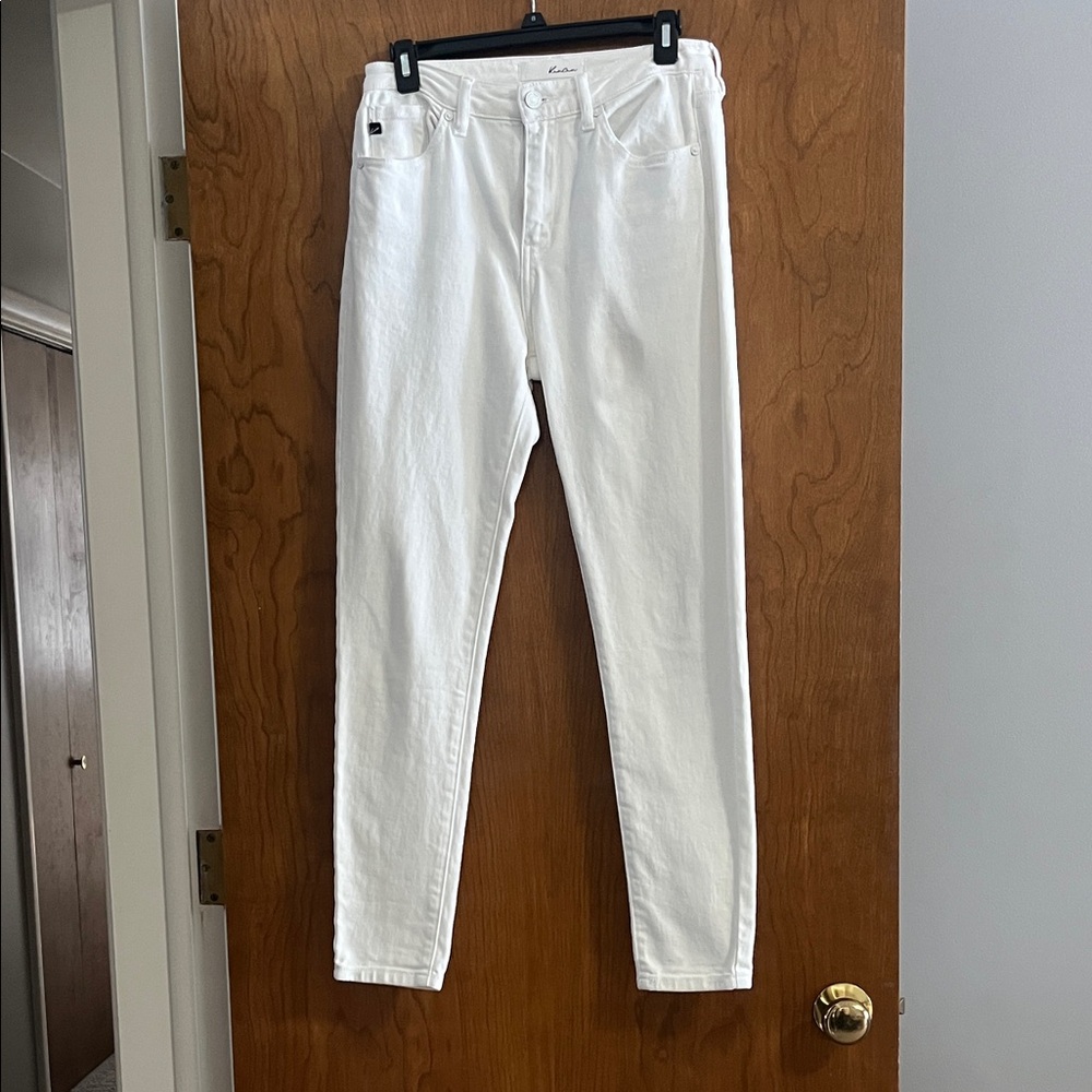 Kancan White High-Waisted Jeans